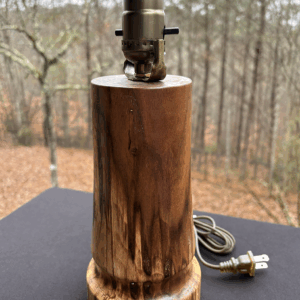 Black Walnut Lamp Base