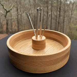Red Oak Snack Nut Bowl