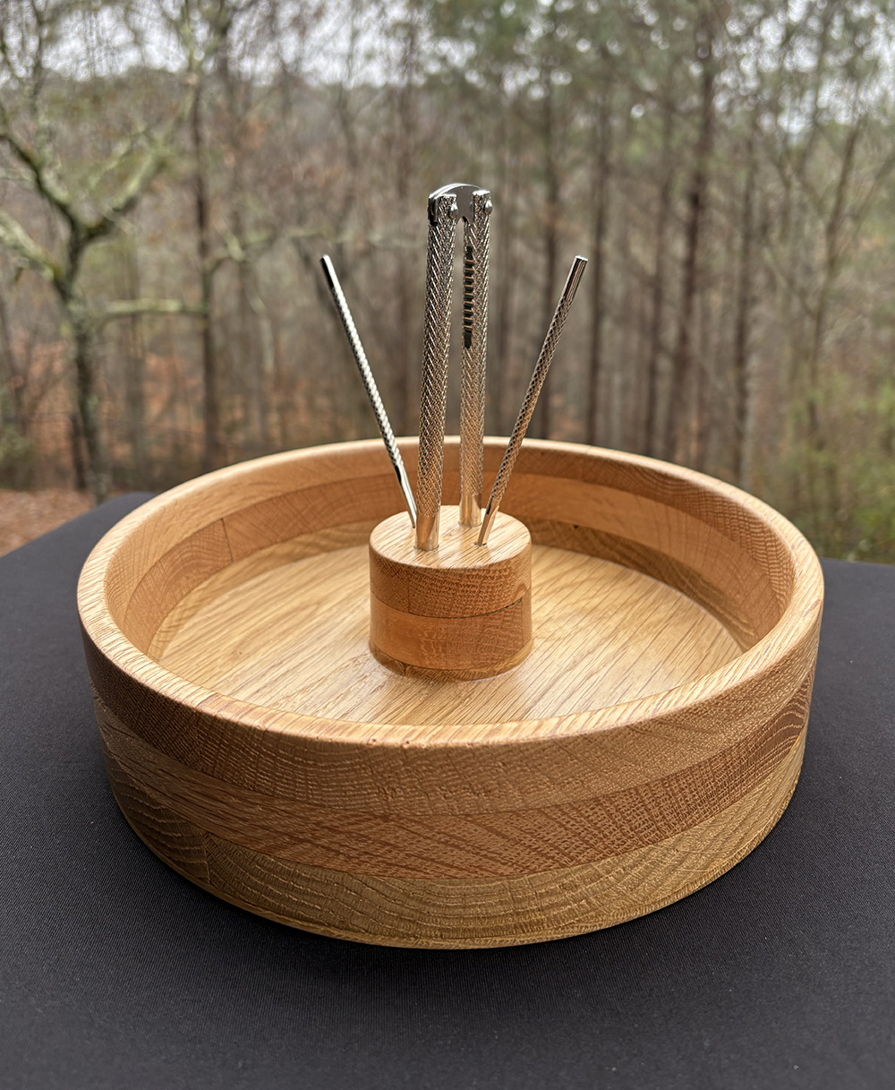 Red Oak Snack Nut Bowl